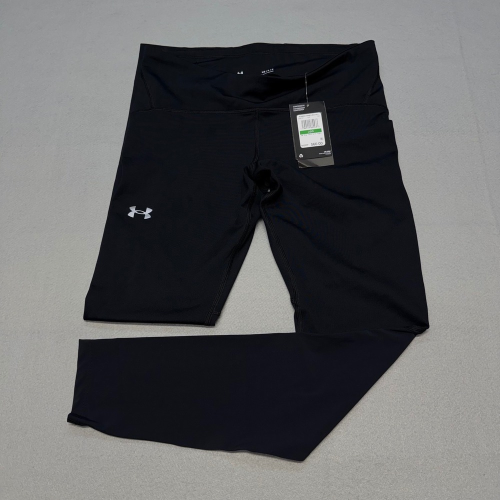 Under Armour Fly Fast 2.0 Tights Womens Large Black Compression Running Leggings